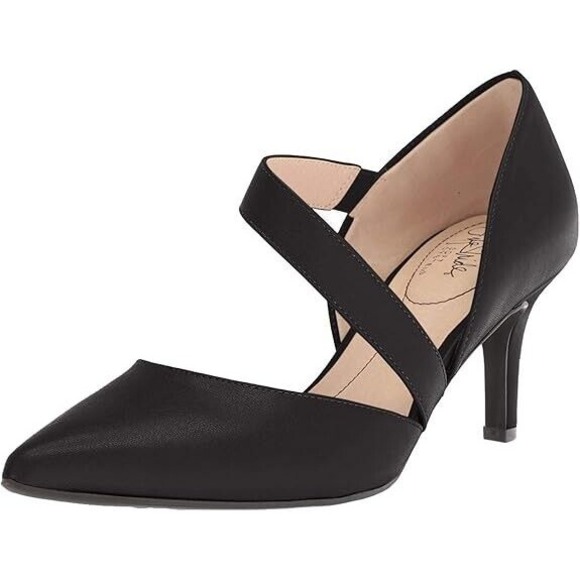 LIFE STRIDE SOFT SYSTEM SUKI‎ PUMP DRESS SHOES Women Size 10 WIDE BLACK HEIRLOOM - Picture 1 of 11